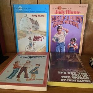 Judy Blume vintage book Lot 1972 tales fourth Sheila  end world Iggies